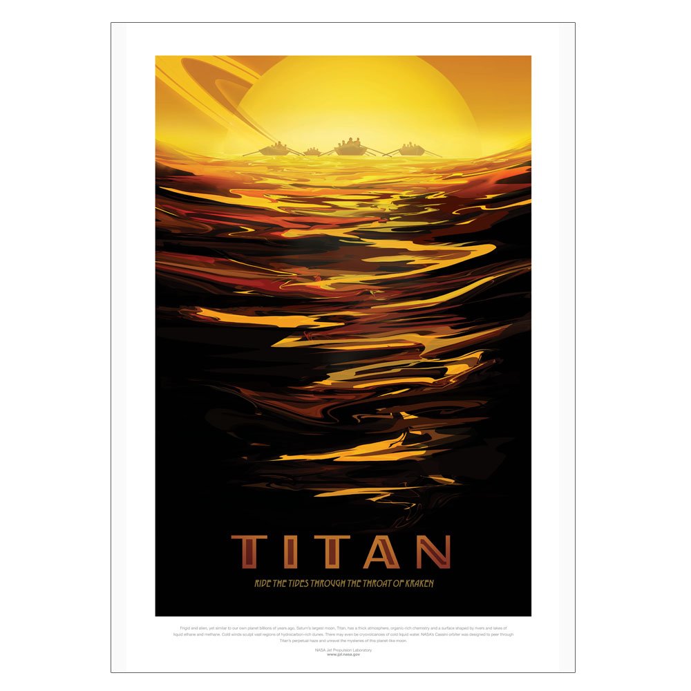 NASA Poster -Titan